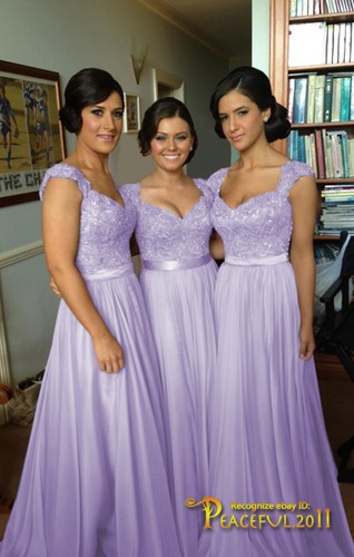 Long chiffon evening wedding - long,