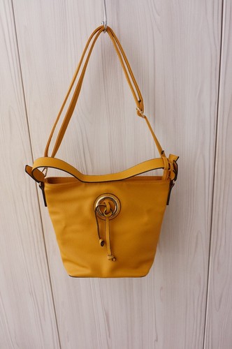 Yellow faux leather - yellow,