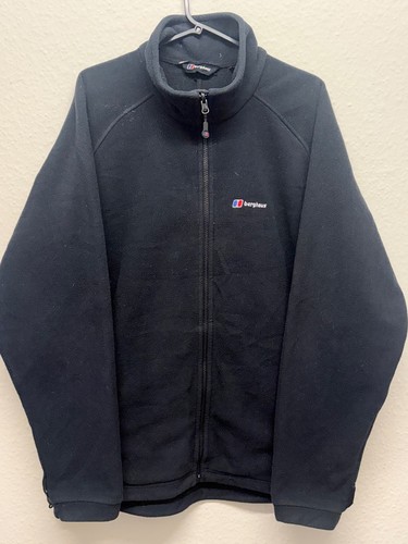 Berghaus black full - zip, fleece