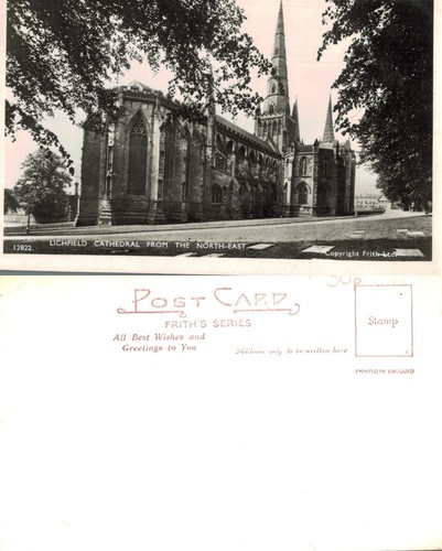 Vintage postcard lichfield - postcard,