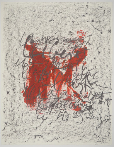 Antoni tapies calligraphy - tapies:,