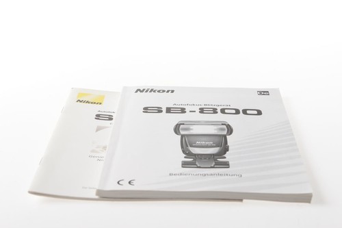 Nikon 800 manual - sb-800,