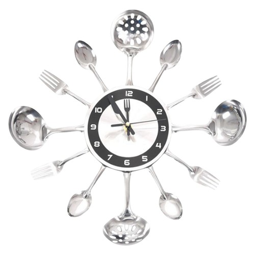 Cutlery wall clock - cutlery,