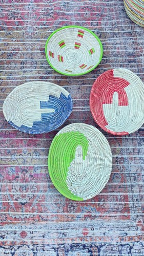 Woven african baskets - woven,