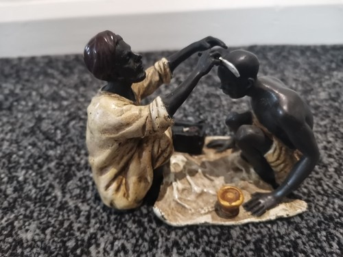 Bergman bronze desert statue - bergman,