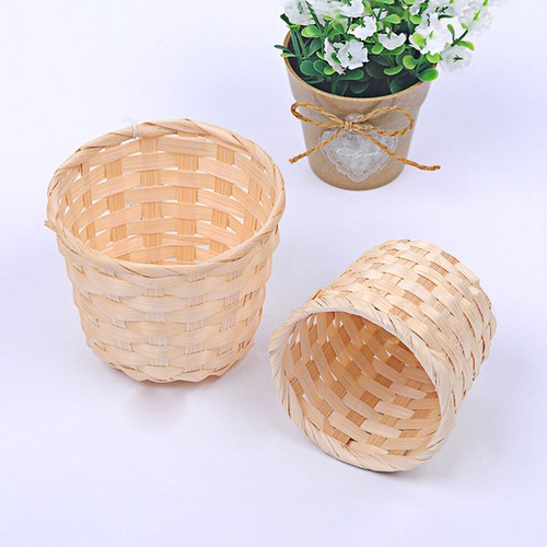 Pcs mini wicker plant - pcs, pot