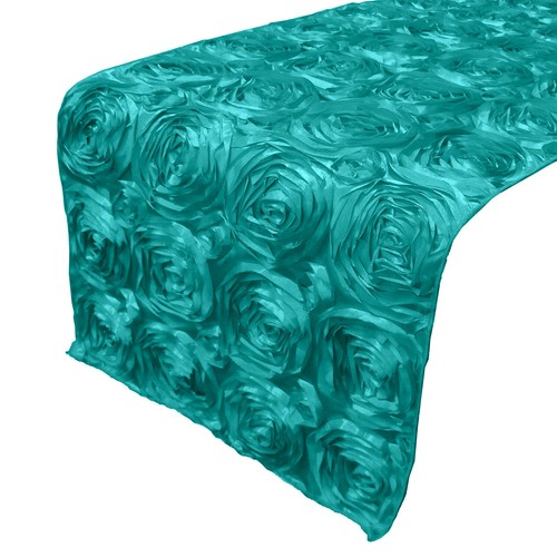 Satin rosette raised - satin, rosette/raised