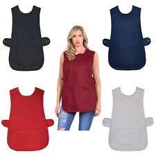 WOMEN LADIES TABARD HOME WORK KITCHEN BAR CHEF OVERALL APRON WORKWEAR CATERING