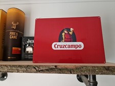 Cruzcampo Metal Sign, man