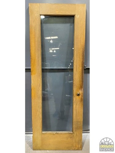 Wood and glass interior door - wood,