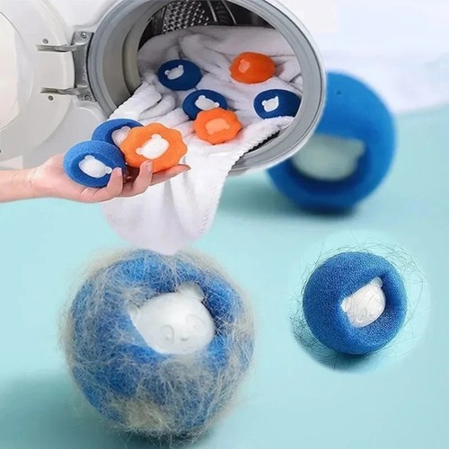 Pet hair remover reusable ball - pet,