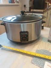 Morphy Richards  Sear and Stew Cooker 6.5lt In Brushed Steel