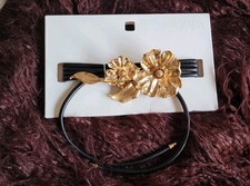 New Zara Gold Embellished