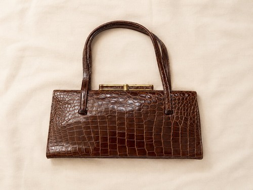Vintage waldybag brown - waldybag, croc
