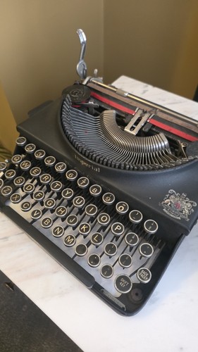 Imperial vintage typewriter - vintage,