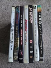 Music DVDs Rock Bowie, Quo, Bryan Ferry, Rod Stewart, ZZ Top, Hendrix, Bon Jovi