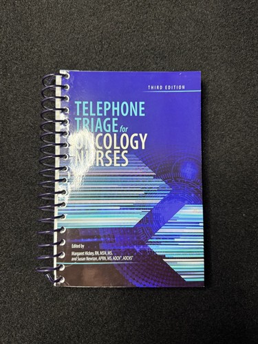 Telephone triage for oncology - triage,
