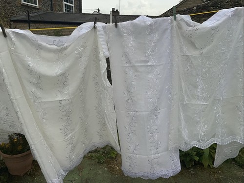 Vintage net curtains - vintage,