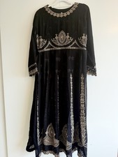 Eid Dress Maxi Chiffon Black