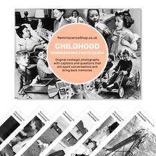 Reminiscence Childhood Book Dementia Care Photo Cards British Nostalgia Memories