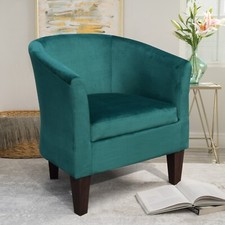 Brushed Velvet Tub Chair In