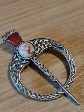 Penannular Celtic 1960/70 Faux Scottish Kilt Pin Brooch