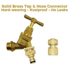 Solid Brass Outdoor Garden Tap