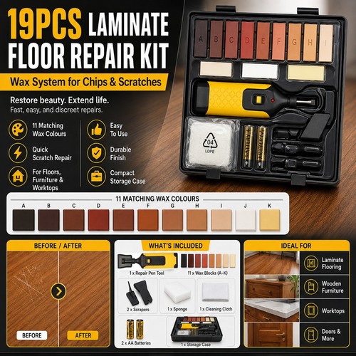 19pcs laminate floor - floor, repair