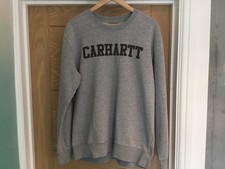 Carhartt Mens Grey Cotton Sweatshirt Size large