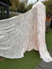 Large Bed Canopy for Kids – Round Dome Mosquito Net, Girls Princess Play Tent