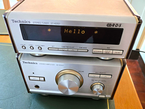 Technics hd501 tuner - technics, st-hd501