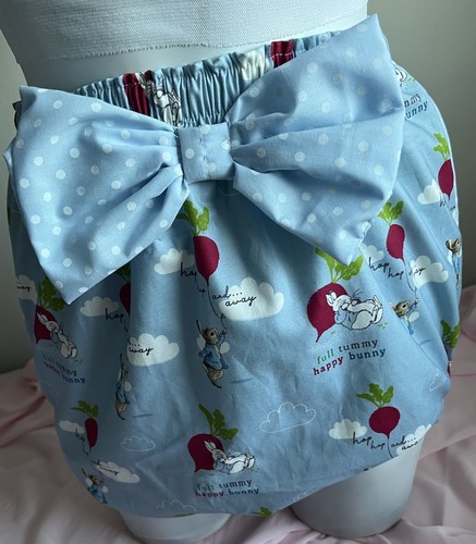 Abdl adult baby blue - abdl, white
