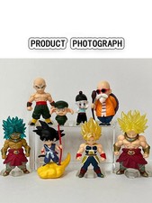 Dragon Ball Mini Figure Super Saiyan Goku Vegeta Action Figure Model Toy 8PCS