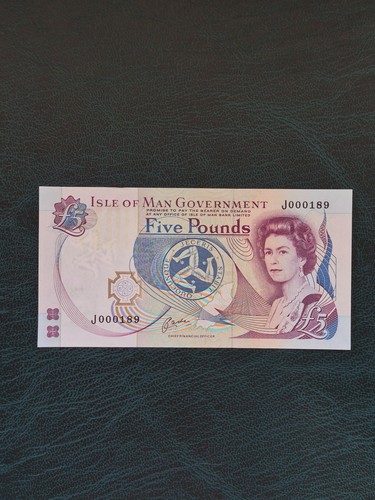 Five pound note isle - note, £5