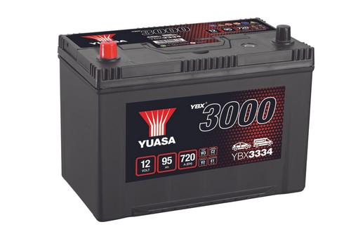 Yuasa car battery - car, 12v
