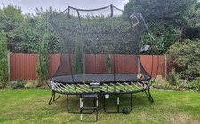 Springfree Trampoline 11 x 8ft Oval O77 in excellent condition