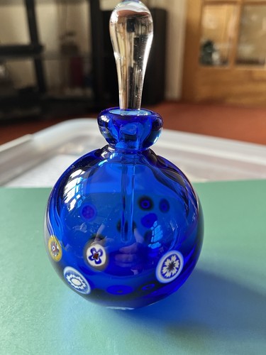 Murano cobalt blue millefiore - cobalt,