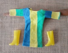 Vintage Mattel Barbie 1185 Twiggy Twist 'N Turn Doll Dress And Boots 1967-196