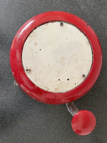 Vintage fire alarm bell manual - vintage,
