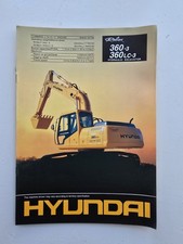 HYUNDAI ROBEX 360-3 360LC-3 EXCAVATOR SALES BROCHURE