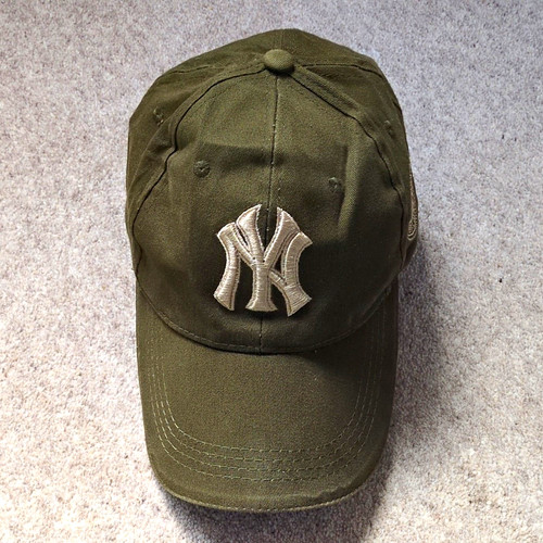 Olive green yankees - green, ny