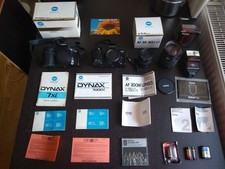 Minolta Dynax Cameras, Lens & Flash Bundle 7xi 7000i 628AF Mi Vivitar Free Post