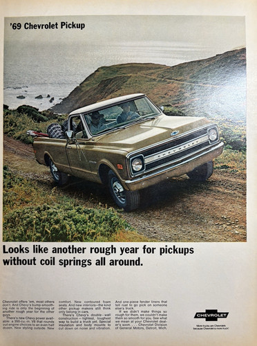 1969 chevrolet pick truck - up,