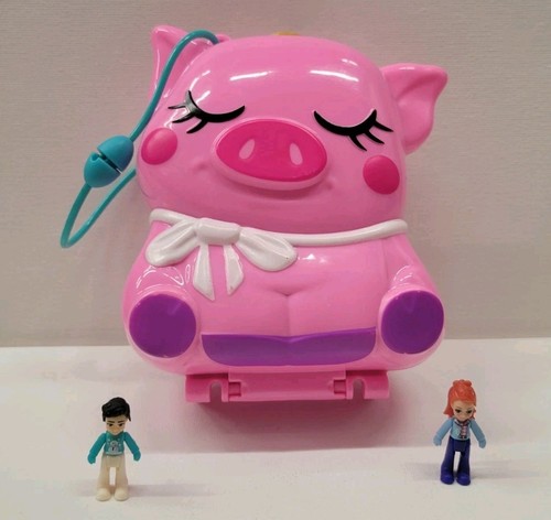 Polly pocket pink pig barn - ,