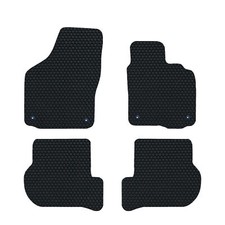 VW Golf MK6 2009-2013 GENUINE DELUXE Tailored Rubber Car Floor Mats Black Set