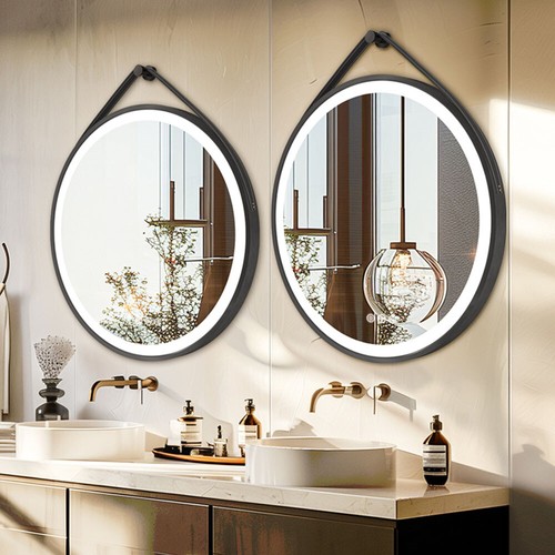 Round led bathroom - round,
