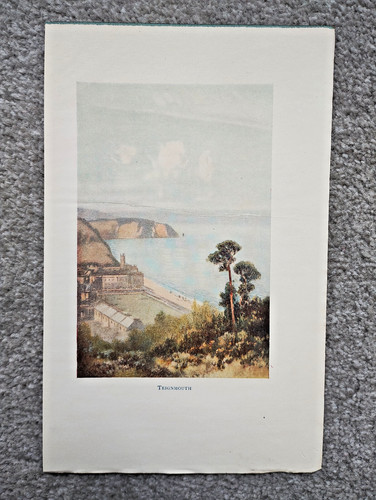 Teignmouth antique print - -,