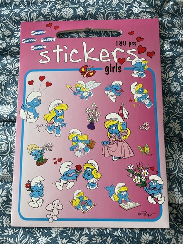 Smurf sticker girls - girls, 4