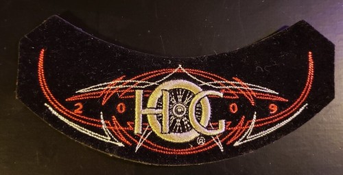 Harley davidson iron patch - on,
