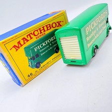 Matchbox Lesney 46b Guy Pickfords Removal Van RARE REAR STEP & E-type box Boxed 
